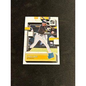 2022 panini donruss baseball rated rookie card of oneil Cruz #80